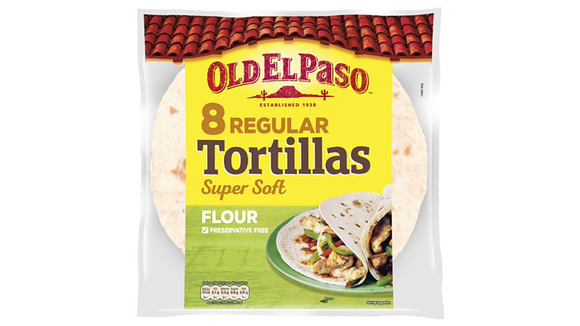 8 Regular Flour Tortillas